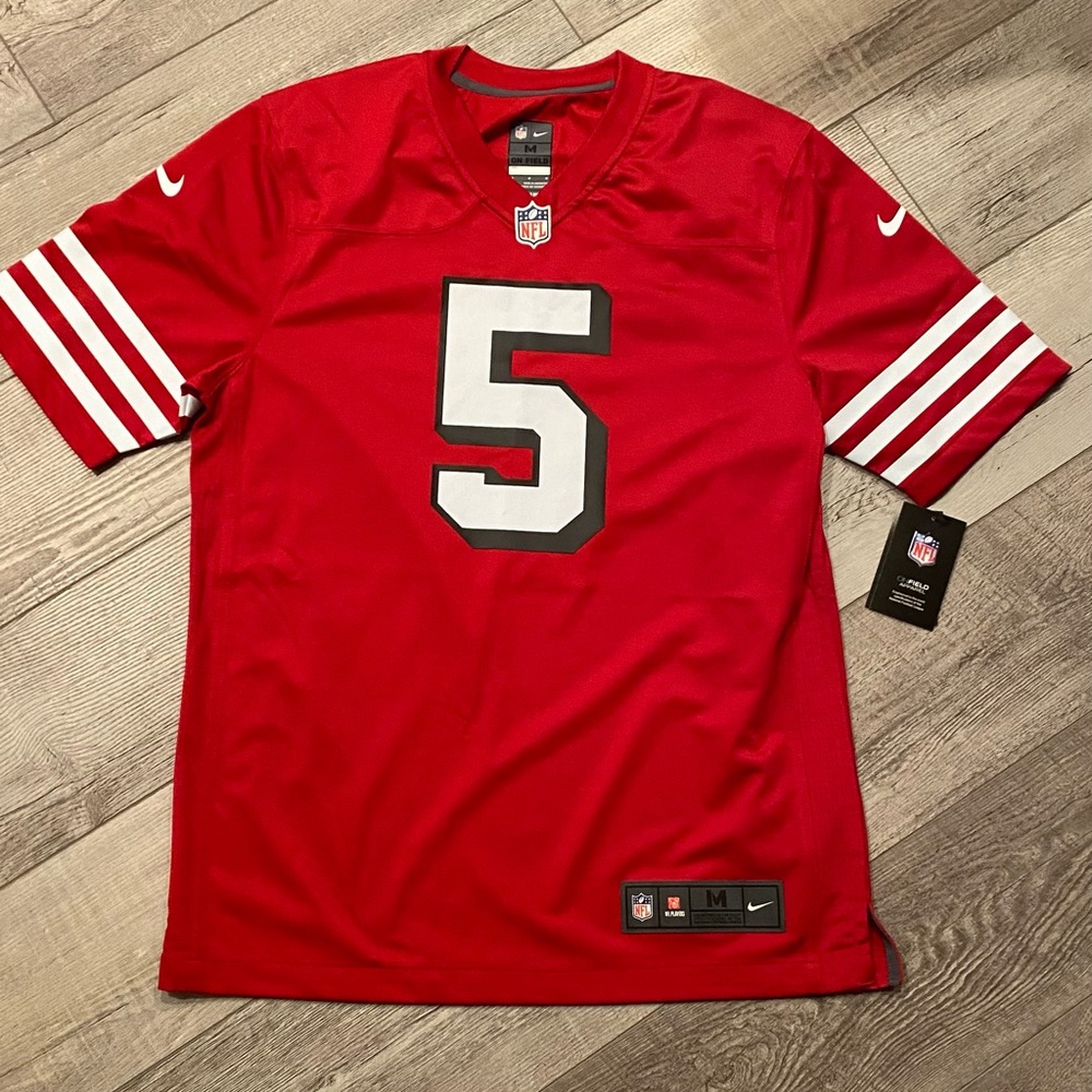 Nike San Francisco 49ers Trey Lance Jersey NFL on Field Apparel Size M NWT